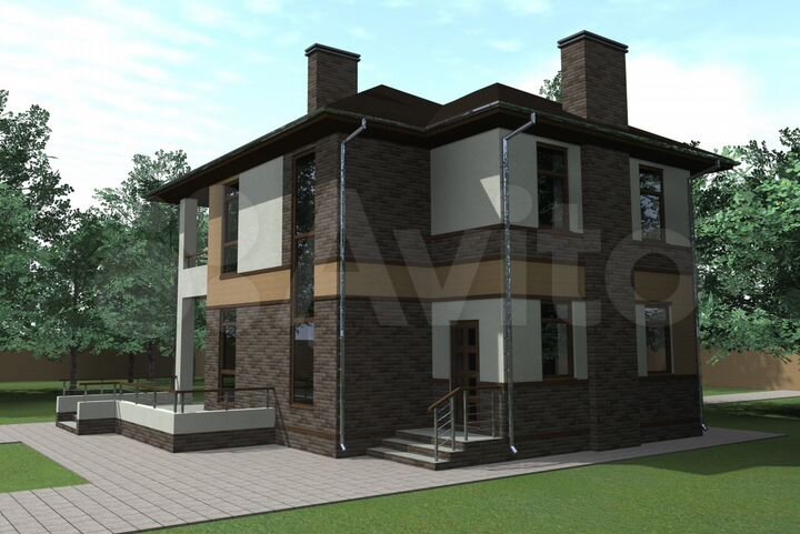 Дом 141,1 м² на участке 10 сот.