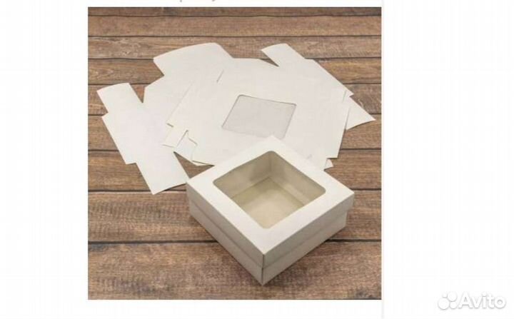 Крафт коробки 16.5х16.5х7