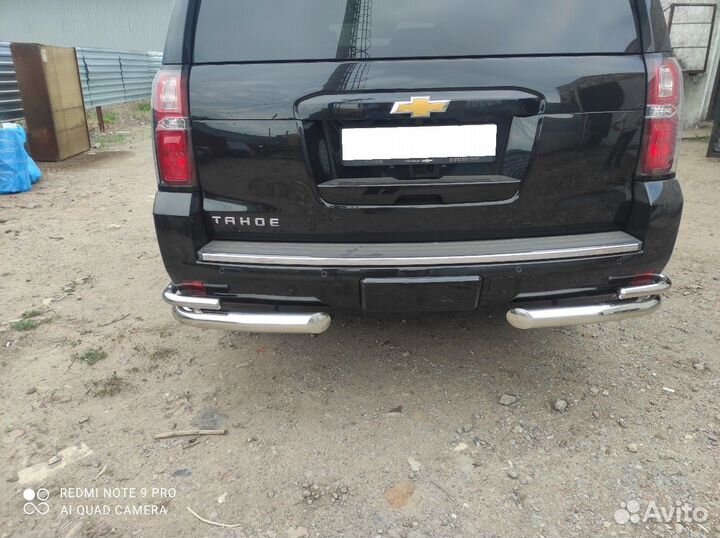 Защита заднего бампера Chevrolet Tahoe