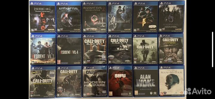 Игры для приставки PS4