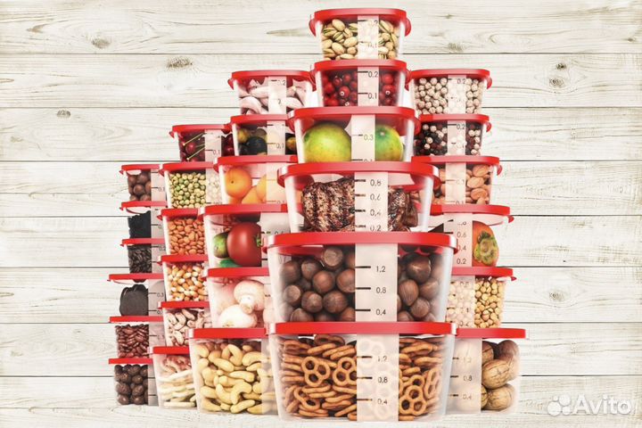 Контейнер пластиковый 30 штук