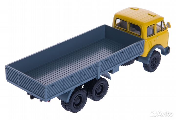 Маз-514 бортовой (1969), желтый / серый