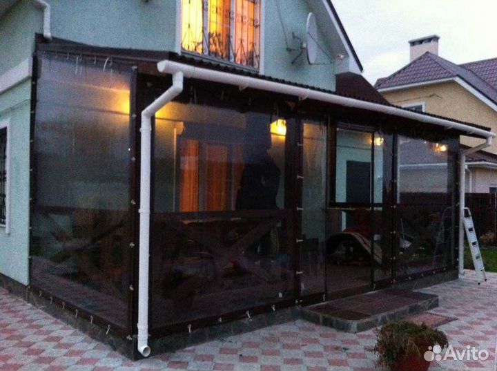 Мягкие окна пвх для сруба