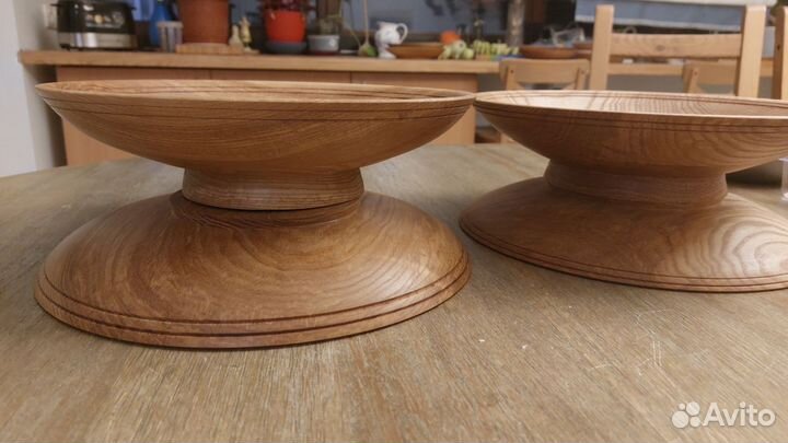 Деревянная тарелка табоки чубин набор 4 шт