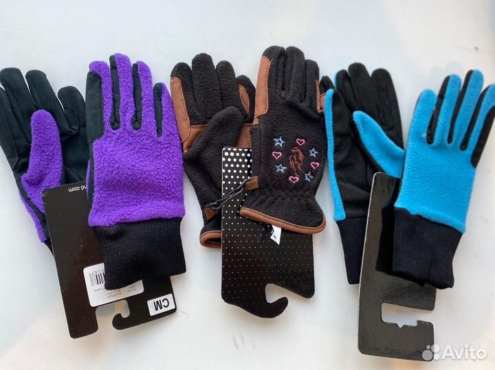 Перчатки для верховой езды детские в ассортименте