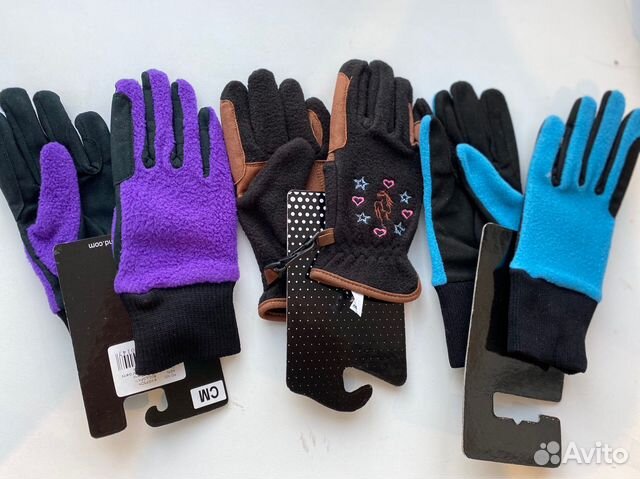 Перчатки для верховой езды детские в ассортименте