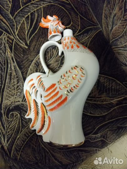 Графин штоф СССР кувшин петушок петух лфз