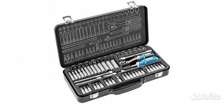 Набор инструментов hoegert technik 63 шт