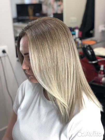 Окрашивание в один тон