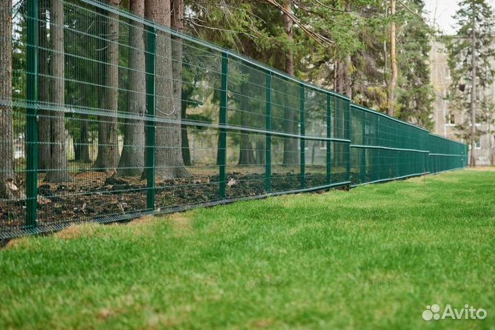 Забор 3D из сетки