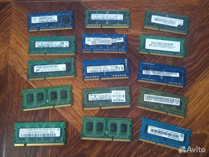 Оперативная память для ноутбука ddr2, ddr3, ddr3l