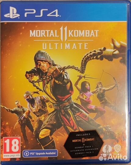 Диск Mortal kombat 11 PS4