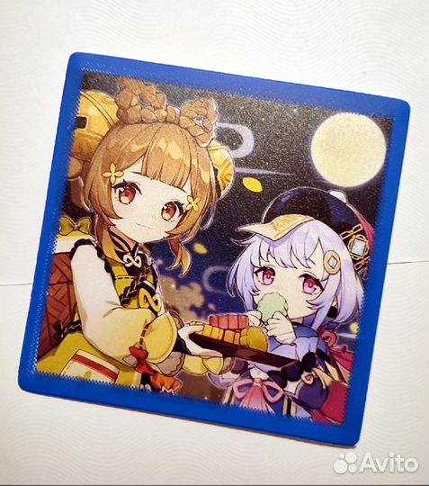 Коврик для мыши с аниме и геншин импакт