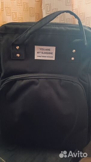 Сумка рюкзак для мамы и малыша. Дорожная кроватка