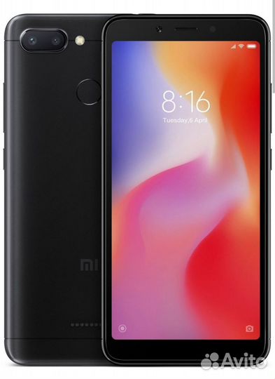 Xiaomi Redmi 6, 3/64 ГБ