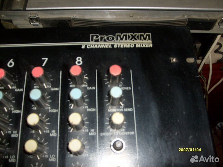 Portamix-promxmx8канальный микшер. Стерео