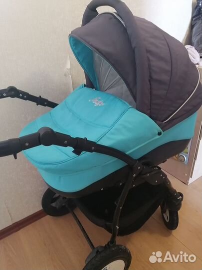 Коляска 3 в 1 slaro indigo