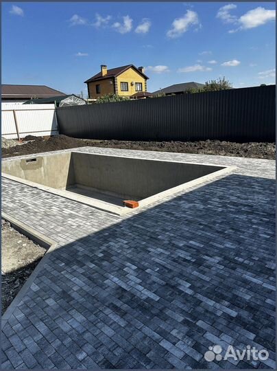 Тротуарная плитка и поребрик заказ от 120 м2