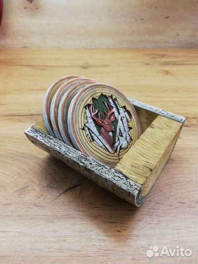 Подставки под кружки разные