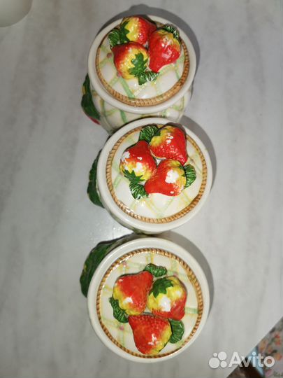 Банка для сыпучих продуктов керамика