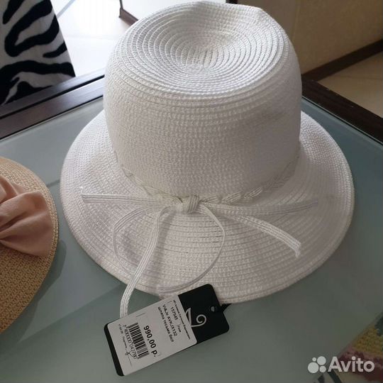 Панама шляпа белая