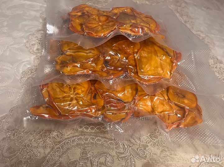 Хурма сушеная (фруктовые чипсы)