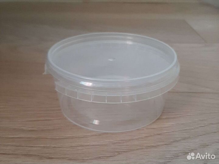 300 мл Контейнер пластиковый круглый