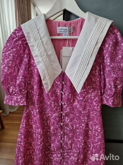 Платье toptop Studio с отложным воротником