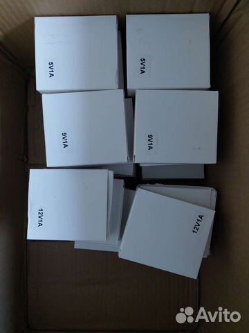 Адаптеры питания 1А 5v, 9v, 12v