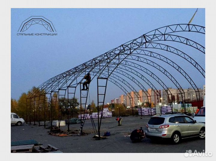 Ангар 18х45м. Тип В