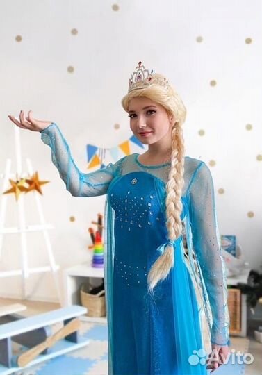 Костюм взрослый Эльза Холодное сердце в аренду