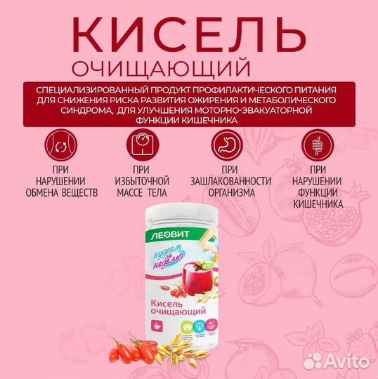 Кисель Леовит 100гр/400гр