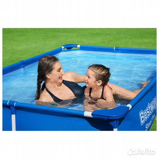 Бассейн каркасный Steel Pro, 221 х 150 х 43 см, 56