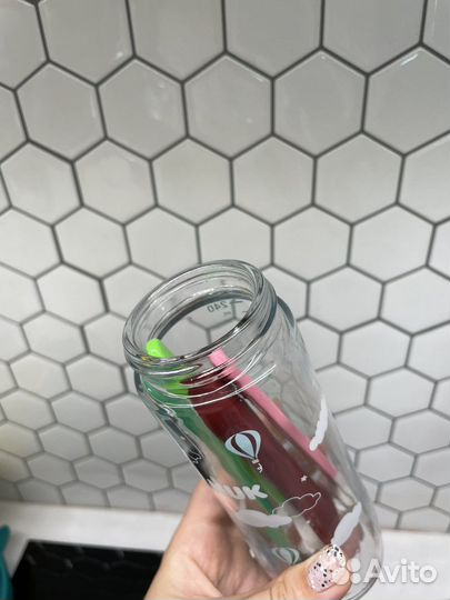 Бутылочка для кормления NUK и ложечки для прикорма