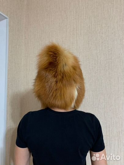 Шапка женская мех лисы