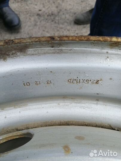 Колесный диск грузовой на полуприцеп