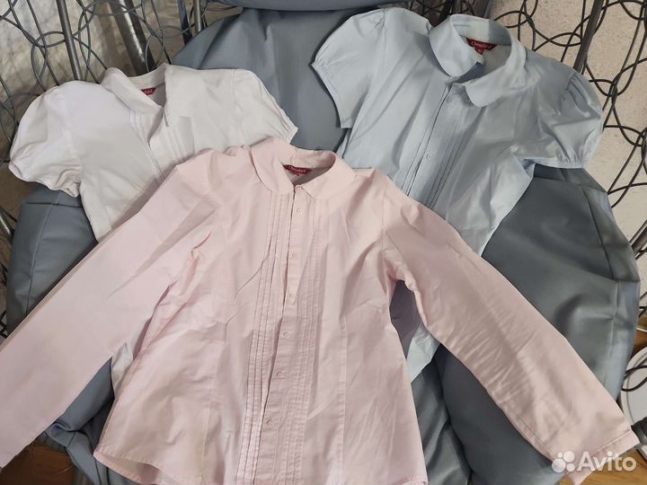 Рубашка школьная, р.158