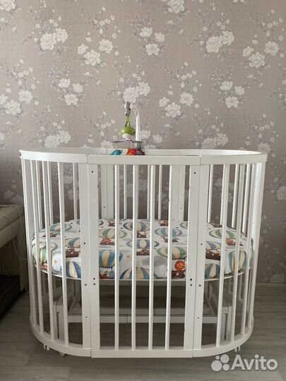 Кроватка 8в1 Dreams с матрацами и бортиками