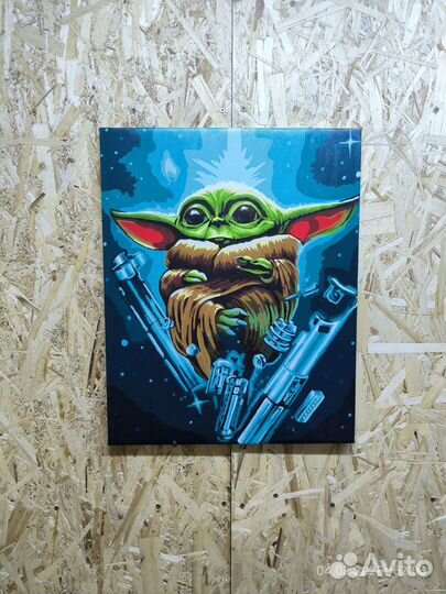 Готовая картина по номерам