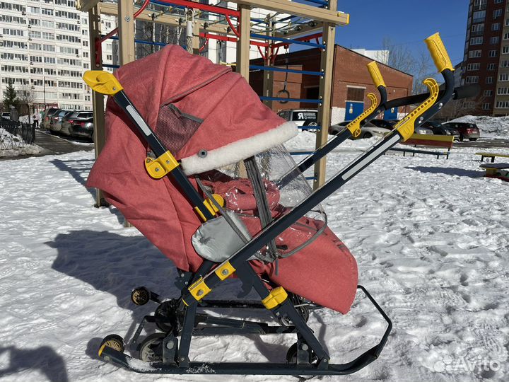 Санки коляска ника детям