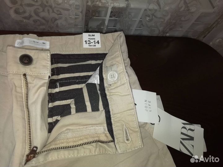 Брюки zara новые детские 13-14 лет (164 рост)