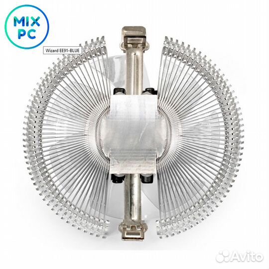 Процессорный кулер ExeGate Wizard EE91-blue