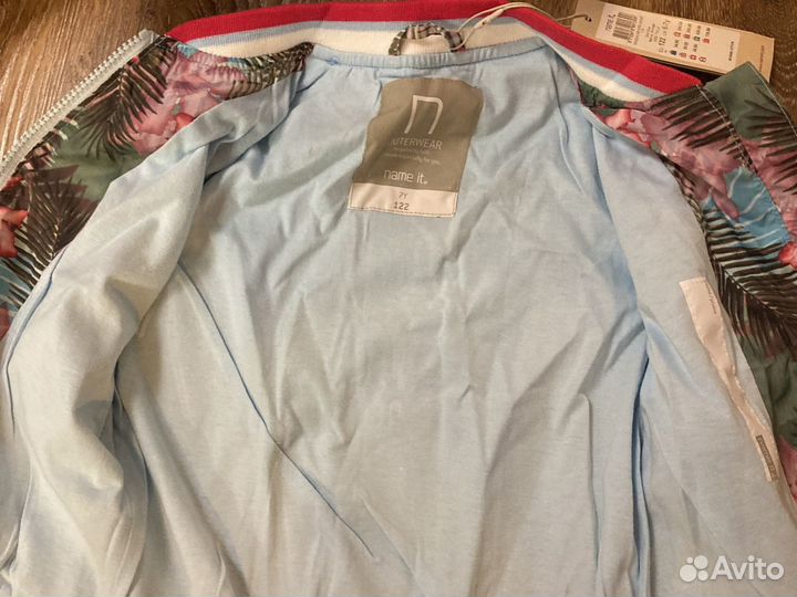 Новая модная ветровка бомбер Name IT финская