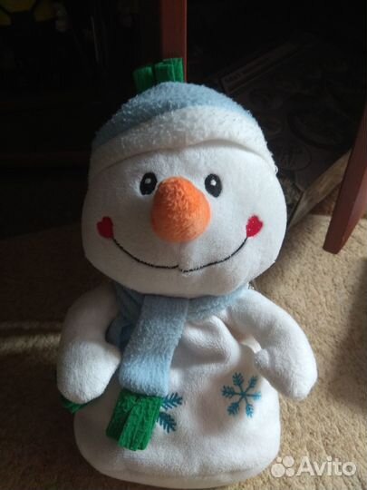 Снеговик с карманом. Высота 25 см
