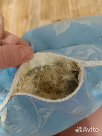 Перьевая подушка 50х50см две штуки