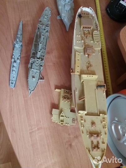 Модели кораблей сборные, пластик