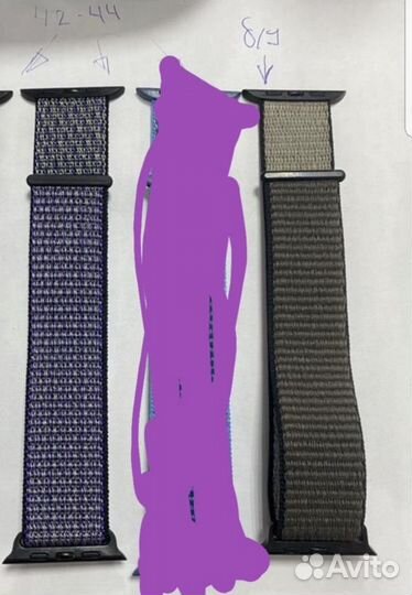 Нейлоновый ремешок Apple Watch стекло