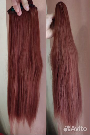 Трессы красно-рыжие длинные (2 вида)