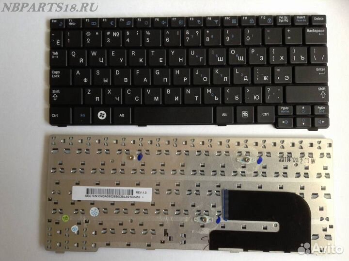 Клавиатура для ноутбука Samsung N102, N128, N140