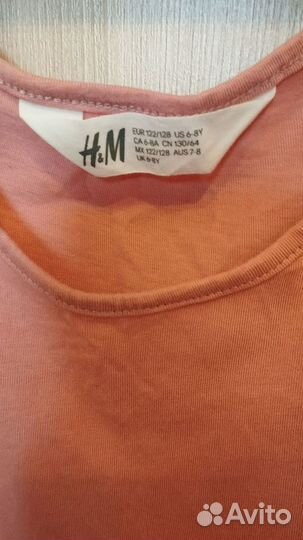 Платье H&M для девочки 122 /128